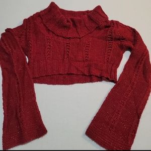 Y2k vintage cropped sweater